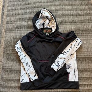 Trailcrest Highland Timber Black and White  Hoodie